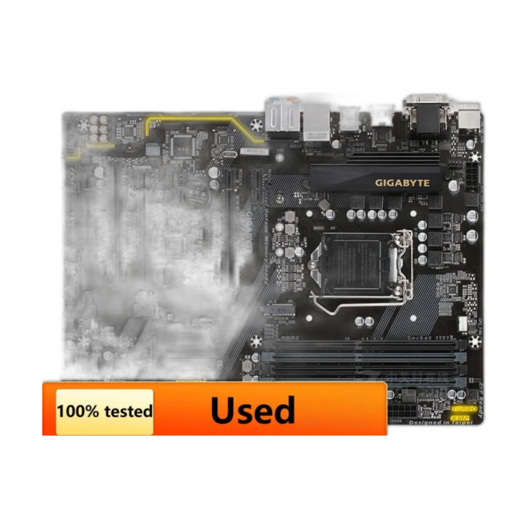 Gigabyte GA-Z270-HD3 Intel Z270 ATX motherboard used front view