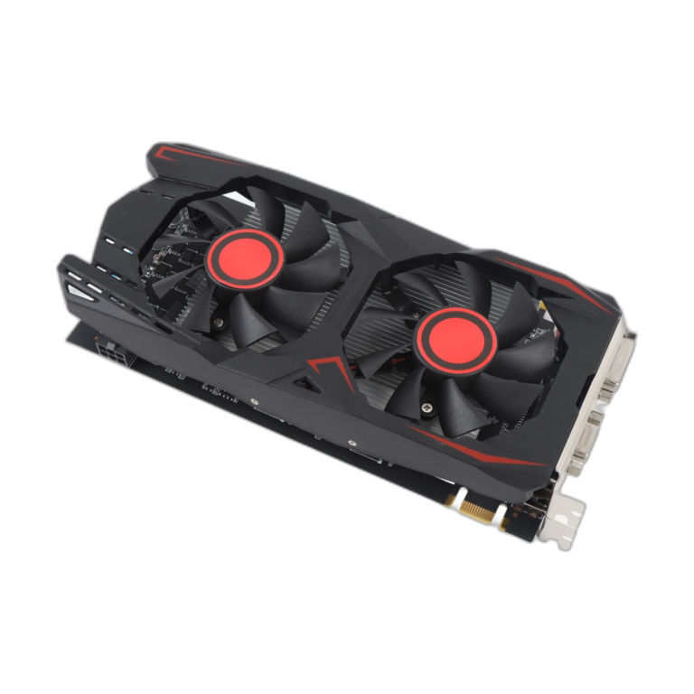 VBESTLIFE 6GB GDDR5 dual fan graphics card front view