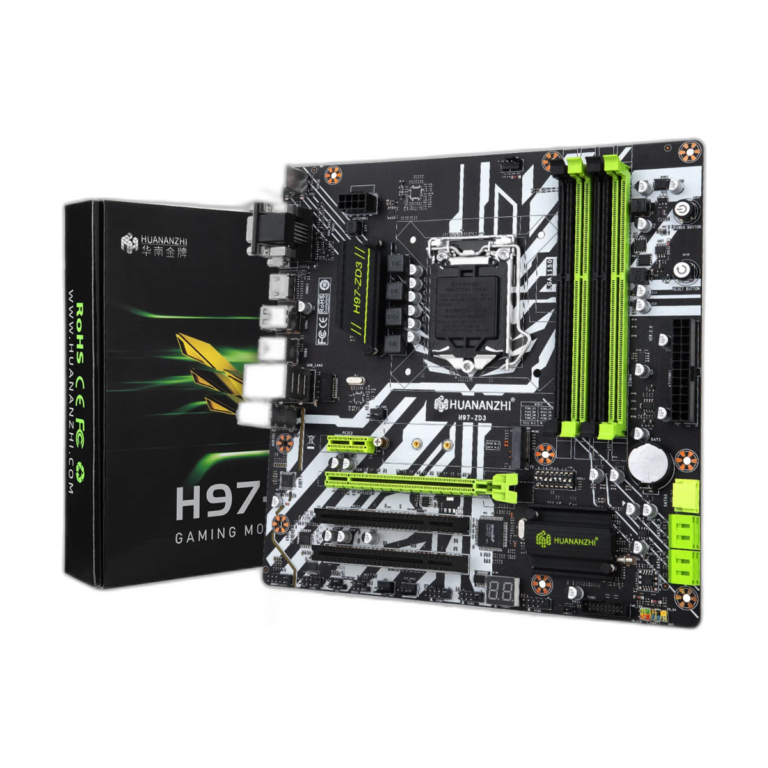 HUANANZHI H97-ZD3 LGA1150 M-ATX motherboard front view