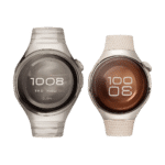 HUAWEI WATCH 5 42mm black stainless steel smartwatch front view