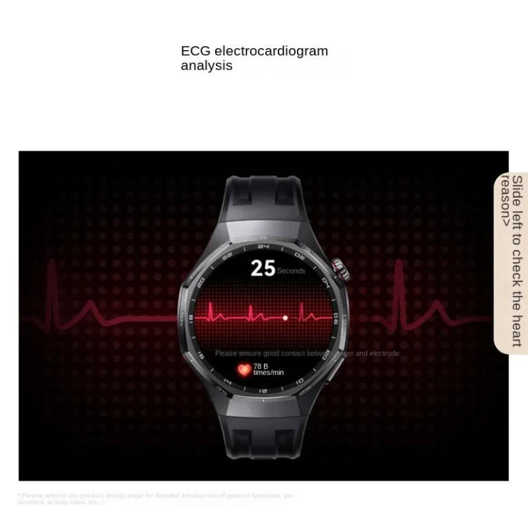 Side profile of HUAWEI WATCH GT 6 Pro with titanium case