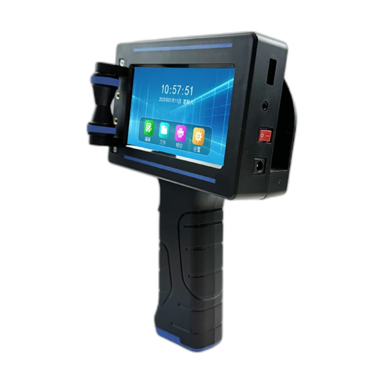 Portable handheld inkjet printer with XP600 print head front view