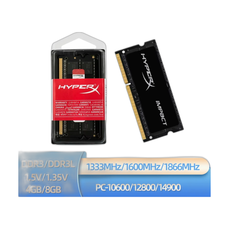 HyperX DDR3 DDR3L laptop RAM modules 4GB and 8GB