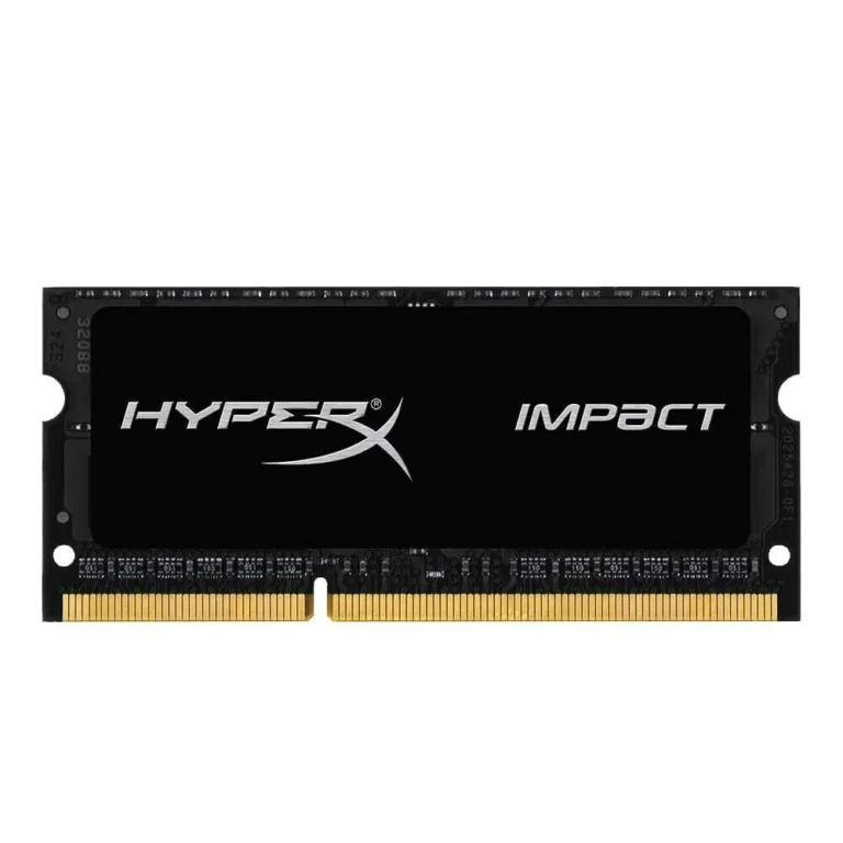 Close-up of HyperX DDR3L DDR3 1600MHz laptop memory module