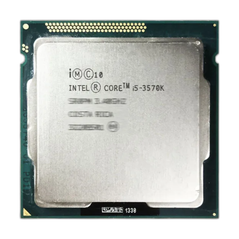 Intel Core i5-3570K 3.4GHz quad-core CPU front view