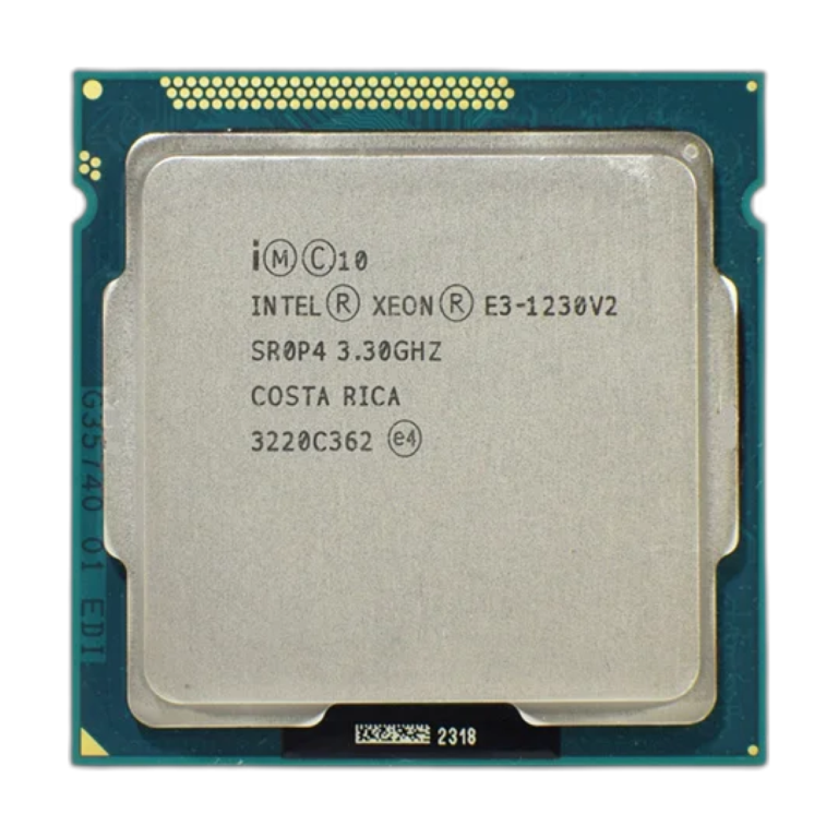 Intel Xeon E3-1230 V2 3.3GHz quad-core CPU processor with LGA 1155 socket