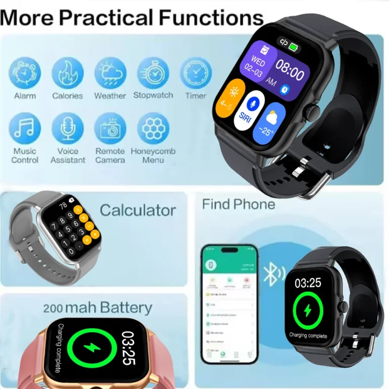 KESHUYOU 2025 Smart Watch with rotary button and Bluetooth talk feature