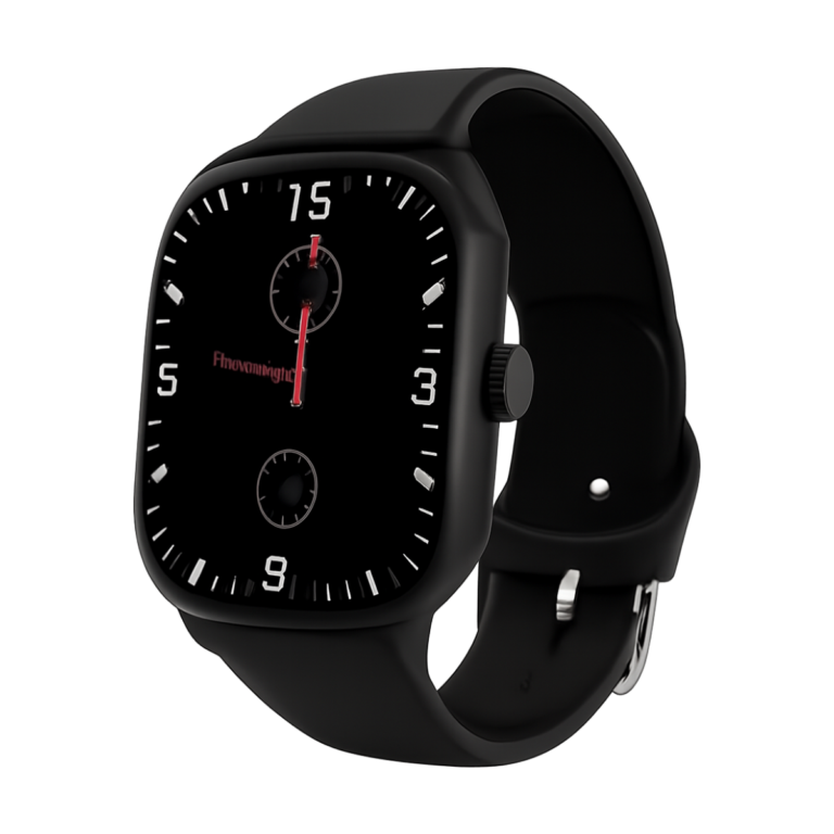 KESHUYOU H9 Pro Max smartwatch front view with 2.01 inch HD display