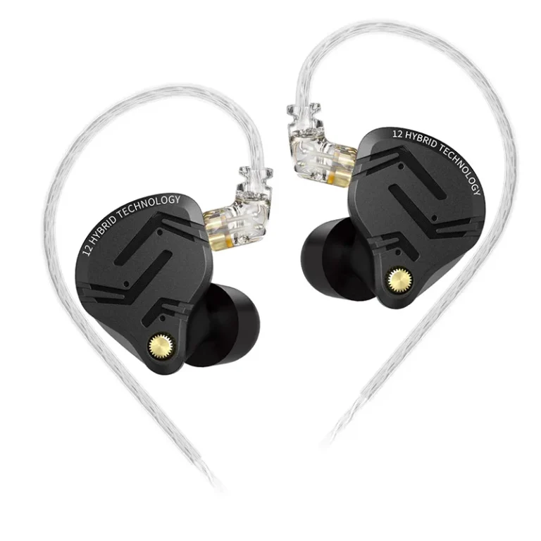 KZ ZS12 PRO X metal hybrid in-ear earphones with detachable cable and microphone