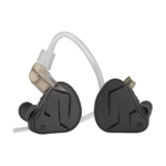 KZ ZSN PRO X hybrid drive metal in-ear earphones in black and gold finish
