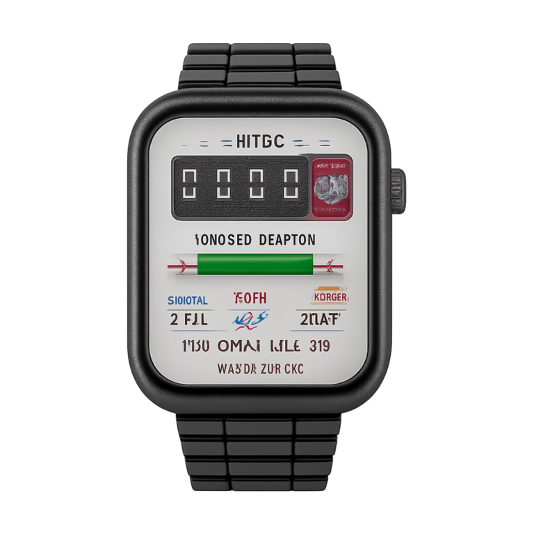 LAXASFIT 2025 smart watch with Bluetooth and fitness tracking