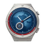 LAXASFIT GT5 Max smartwatch front view with active display