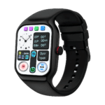LEMFO LT10 2024 smartwatch showing square HD touchscreen display
