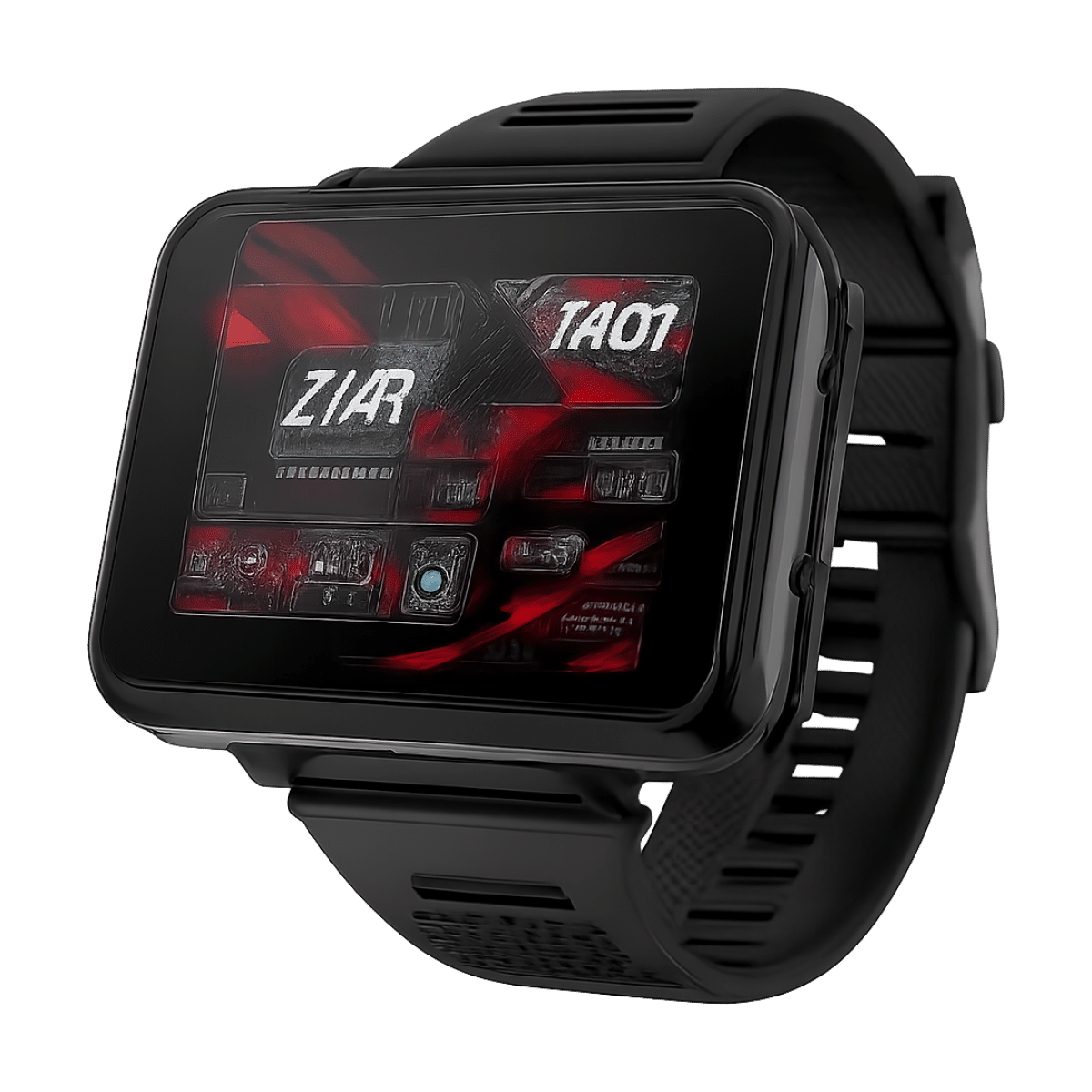 LOKMAT APPLLP 5 MAX Android Watch Phone Square Big Screen Wifi 4G Calls Smartwatches Dual Camera with Flashlight Gaming Watch-bg-clean LOKMAT APPLLP 5 MAX Android smartwatch phone with 2.4 inch screen and dual cameras