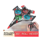 Large foam remote control stunt aircraft with colorful LED lights