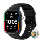 Lenovo 2025 smartwatch front view showing AMOLED display