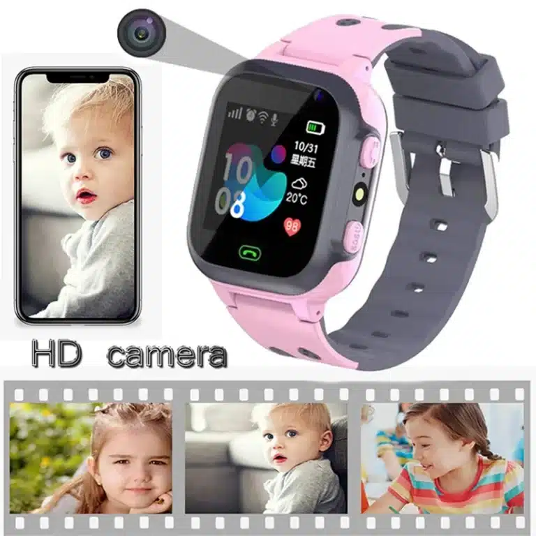 Side angle of Lenovo Kids Smart Watch showing silicone band
