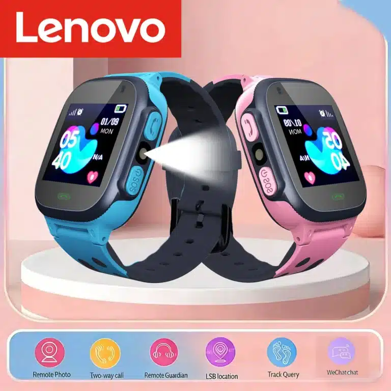 Lenovo Kids Smart Watch front view with 1.44 inch screen