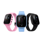 Front view of Lenovo Kids 4G Smartwatch with GPS and video call