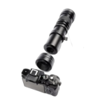 Lightdow 420-800mm F8.3-F16 manual zoom telephoto lens front view