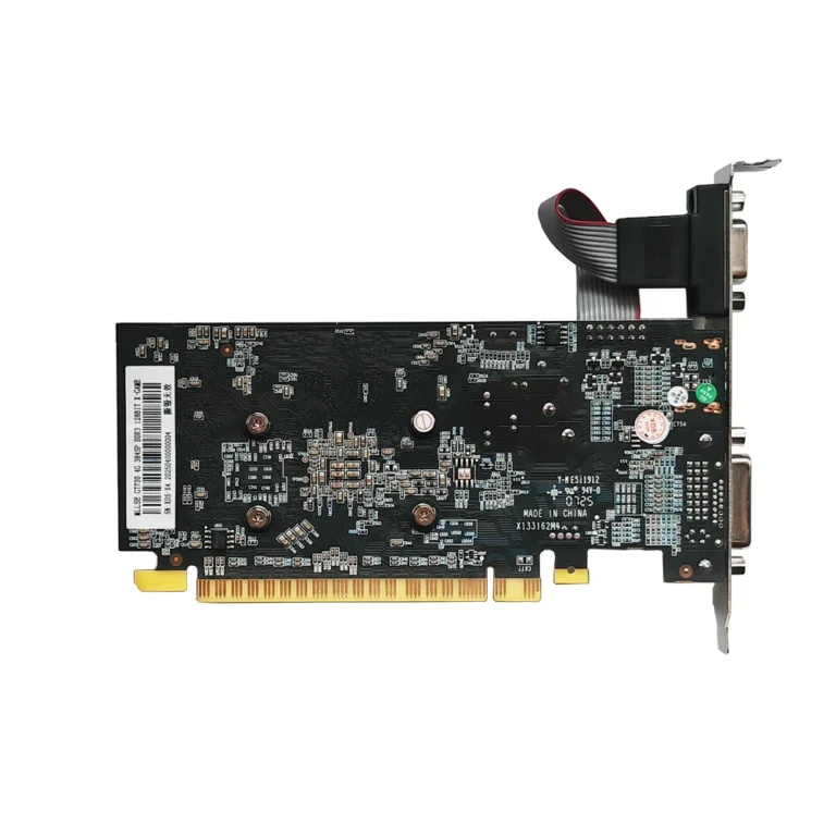 Close-up of MLLSE GT730 4GB graphics card PCI-E 3.0 interface