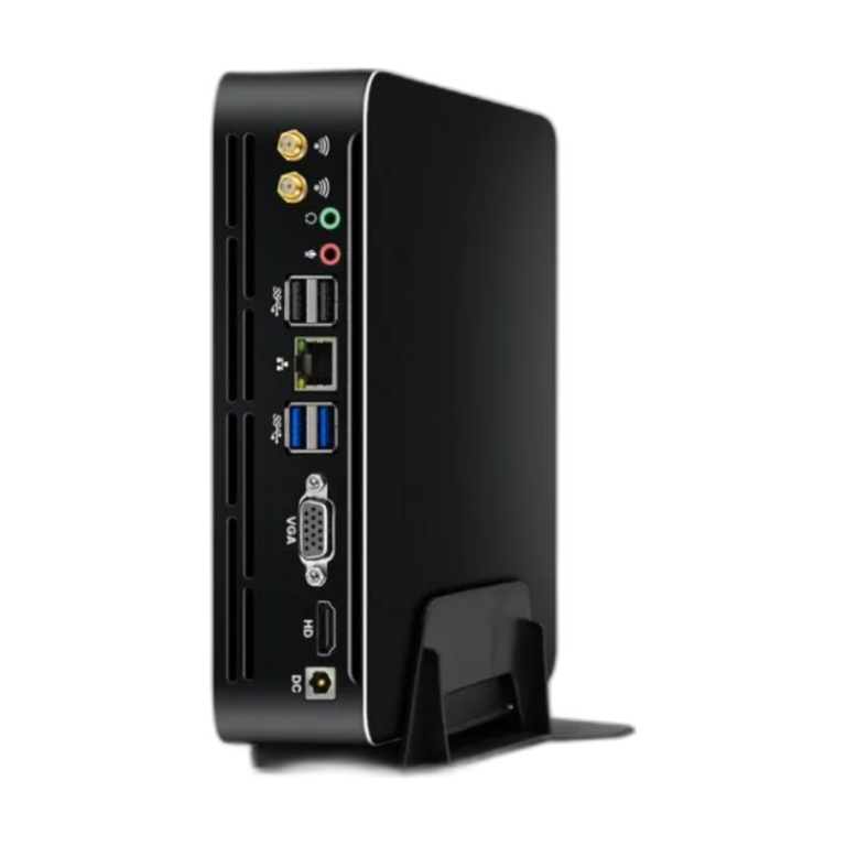 MSECORE Intel Core i7 Mini PC portable desktop black aluminum case