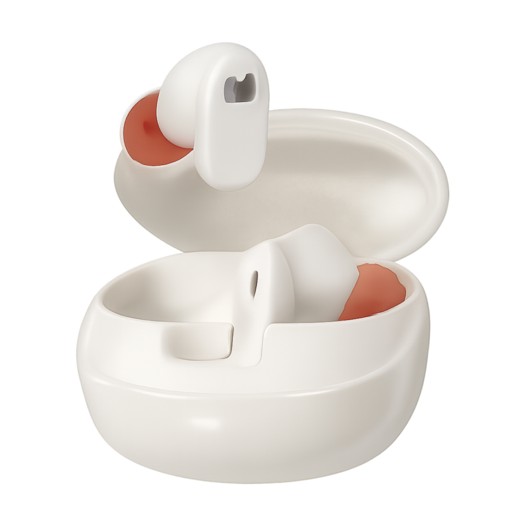 Monster AIRSTAR M300 wireless Bluetooth ear clip earbuds front view