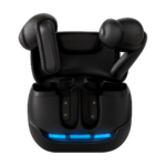 Monster XT05 Bluetooth 5.4 sport earbuds in black with charging case