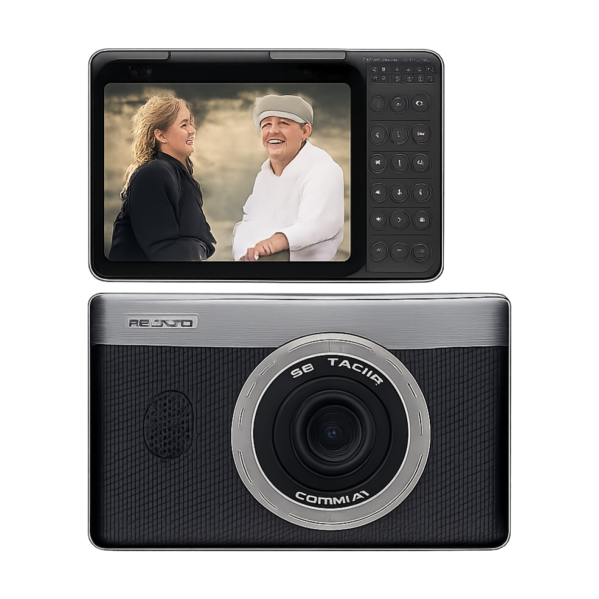 Kodak PIXPRO C1 digital camera front view with 26mm fixed focus lens