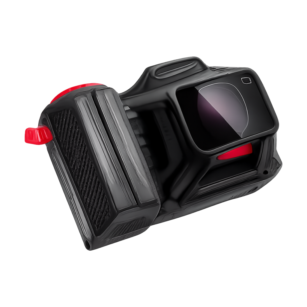 NVC500 70MP 4K WiFi mirrorless DSLR camera front view