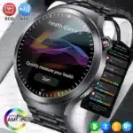 GUHUAVMI ET475 smartwatch with 1.73-inch sapphire glass AMOLED display front view