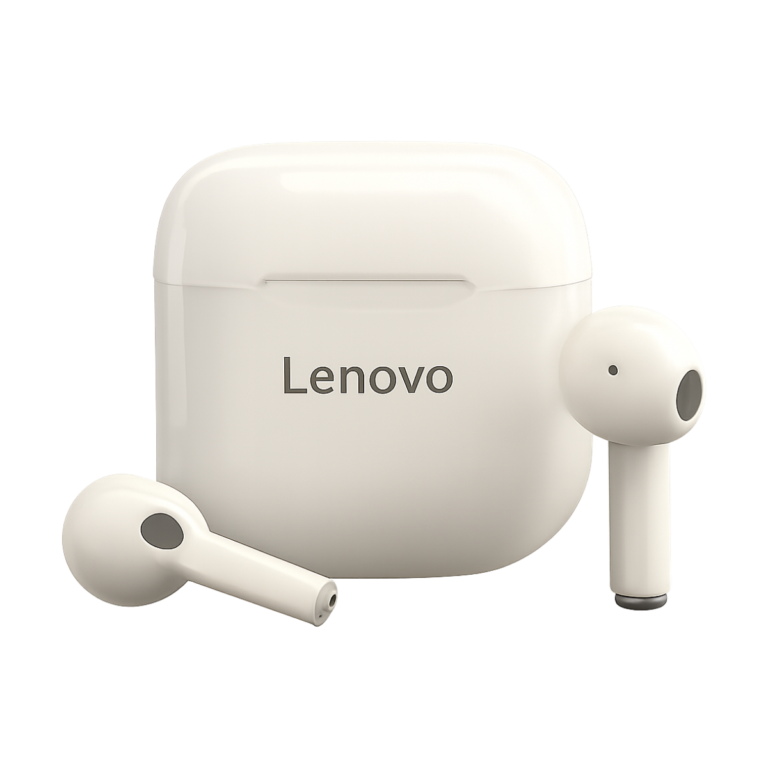 Lenovo LP40 Bluetooth 5.3 waterproof wireless in-ear earbuds with charging case