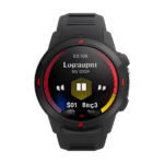 Zeblaze Ares 3 Plus smartwatch front view showing 1.43-inch HD AMOLED display