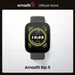 Amazfit Bip 5 46mm smartwatch front view with AMOLED display