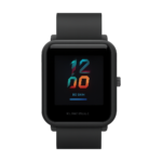 Refurbished Amazfit Bip S GPS smartwatch with silicone band front view