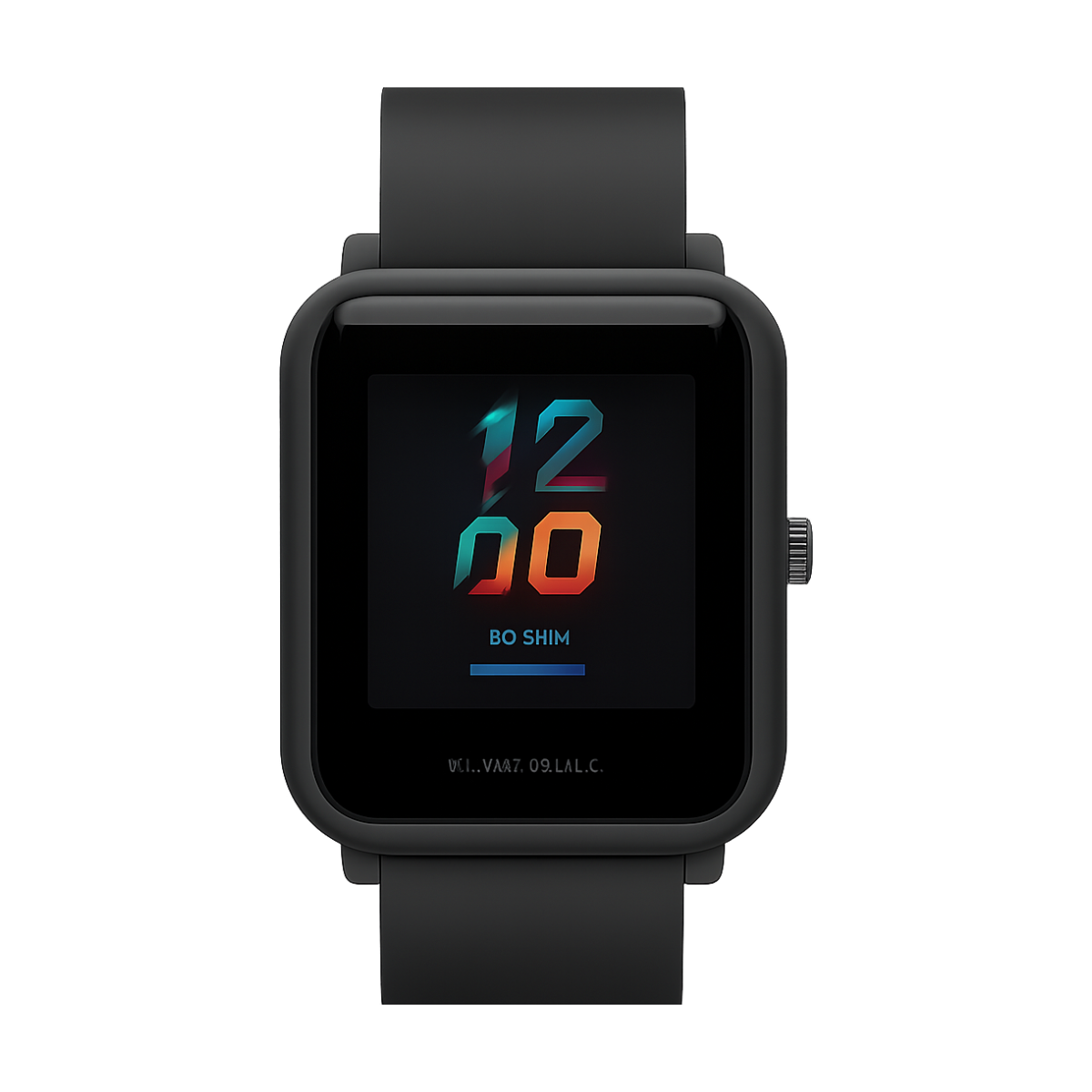 Original Amazfit Bip S Smartwatch Refurbished machine 5ATM GPS 17 Sports Model Outdoor Watches 95New-bg-clean Refurbished Amazfit Bip S GPS smartwatch with silicone band front view