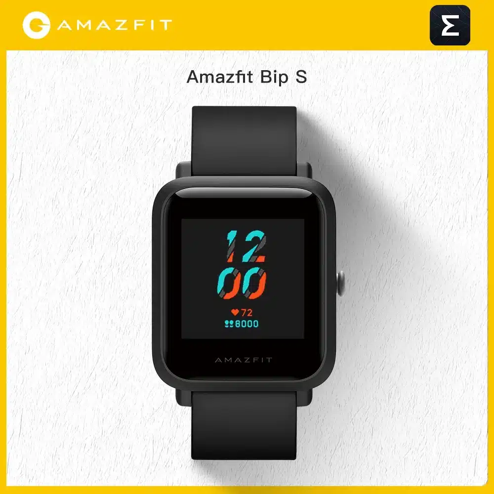 Original Amazfit Bip S Smartwatch Refurbished machine 5ATM GPS 17 Sports Model Outdoor Watches 95New Amazfit Bip S refurbished smartwatch front view with GPS