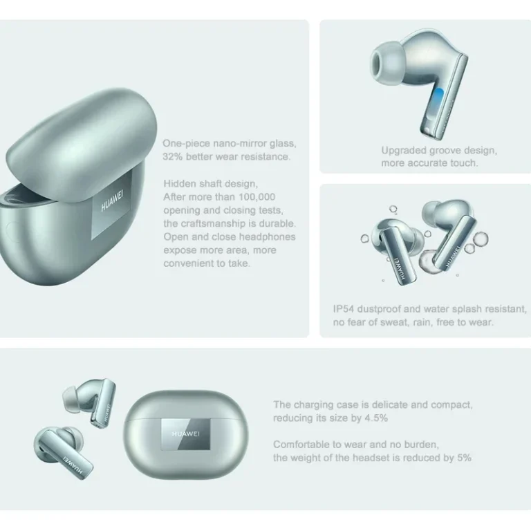 Close-up of Huawei FreeBuds Pro 3 noise cancelling earbuds