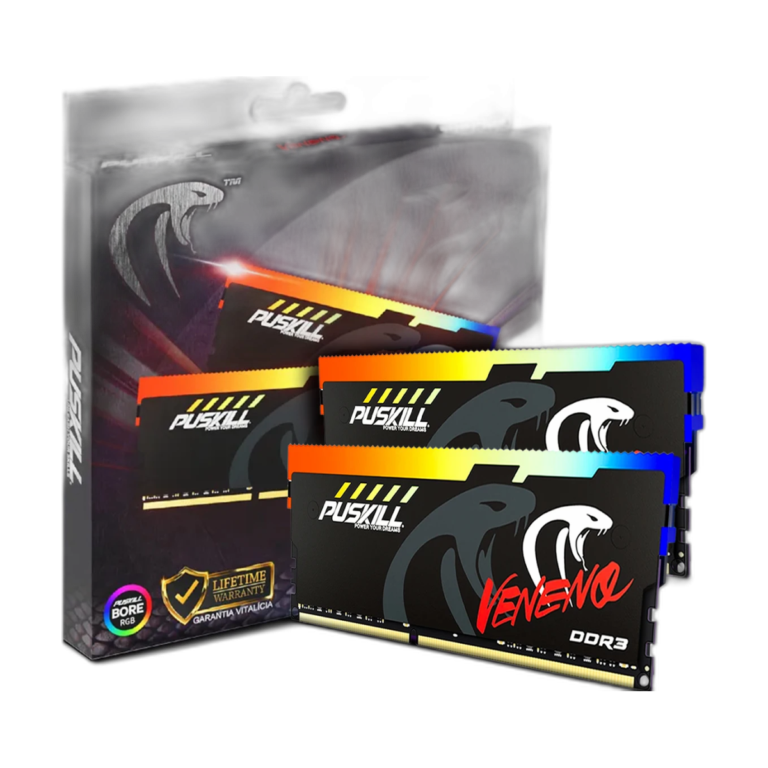 PUSKILL RGB DDR3 8GBx2 1600MHz Dual Channel Desktop RAM module