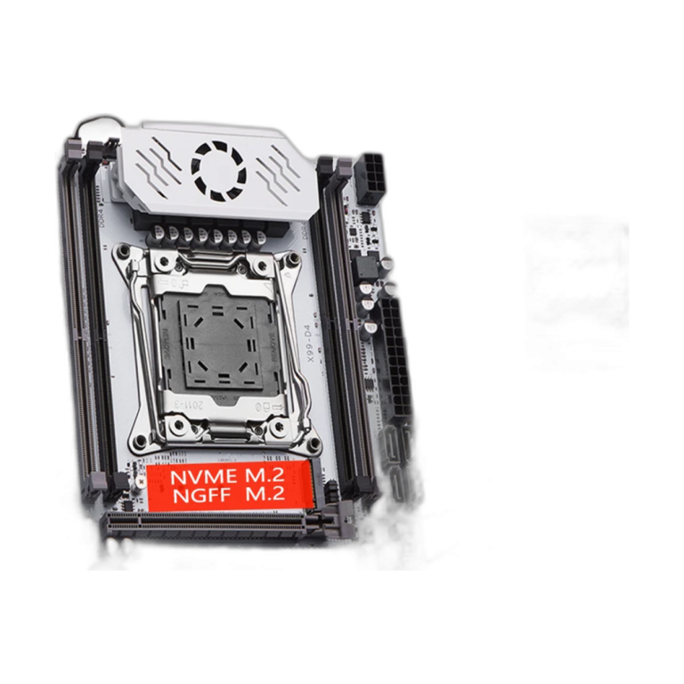 QIYIDA X99 motherboard with Xeon E5 2640 V4 CPU and DDR4 RAM