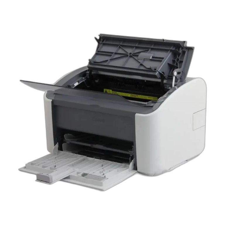 Remanufactured Canon LaserJet LBP 2900 black and white desktop printer front view