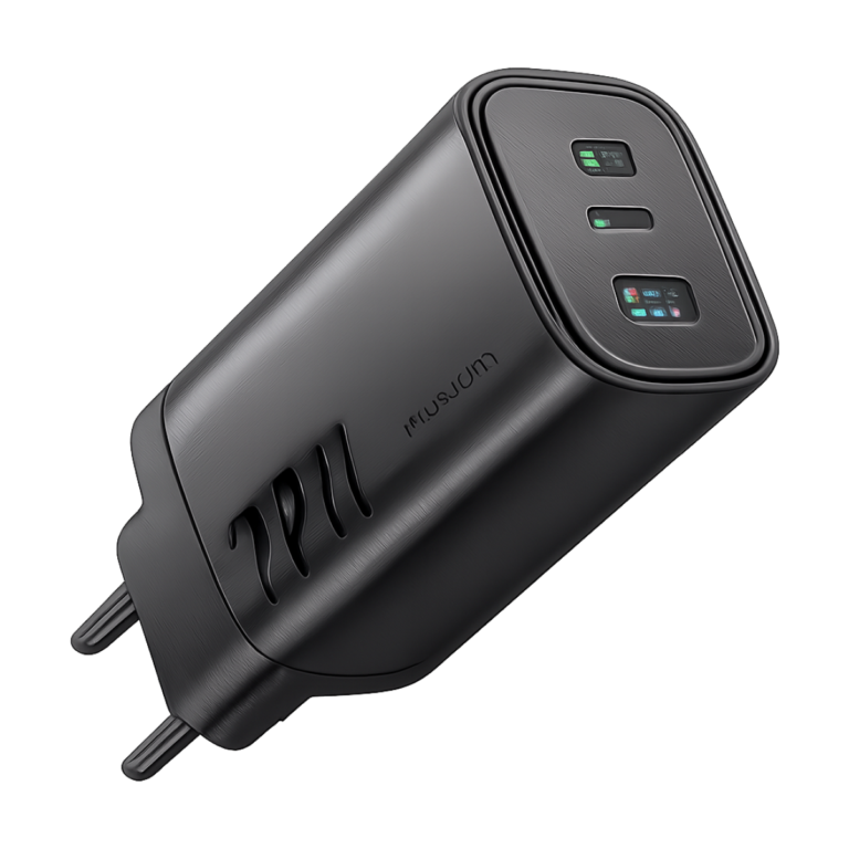 Rocoren 70W GaN portable USB-C fast charger for smartphones and laptops