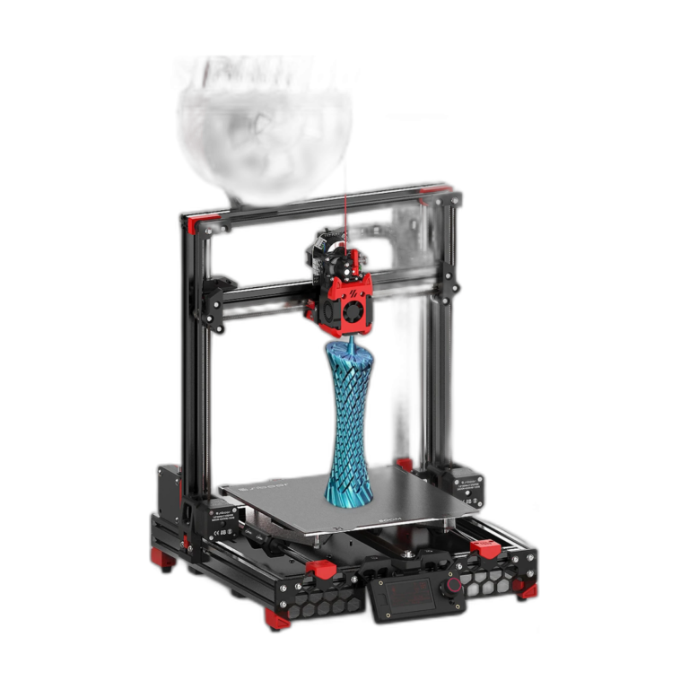 SIBOOR BOOM CoreXZ DIY 3D Printer Kit with full-metal frame and 220mm build volume