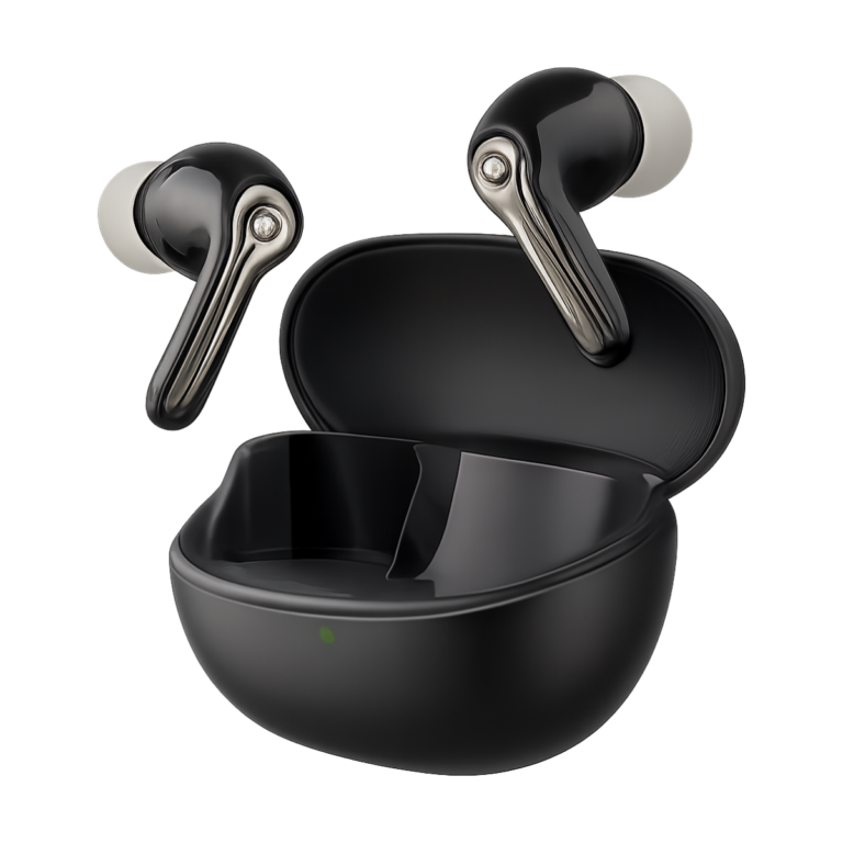 SOUNDPEATS Air5 Pro+ XMEMS Bluetooth earbuds with 55dB hybrid ANC and Hi-Res wireless sound