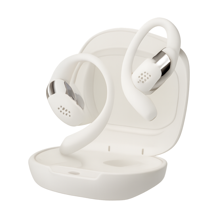 Shokz OpenFit 2+ T921 wireless Bluetooth open-ear headset front view