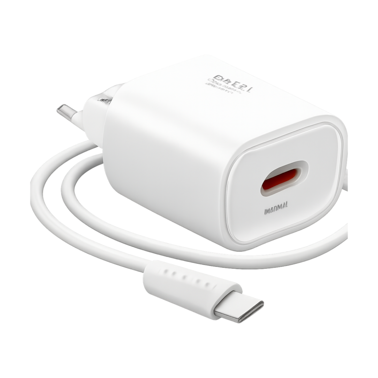 Front view of Toocki 25W portable USB-C fast charger