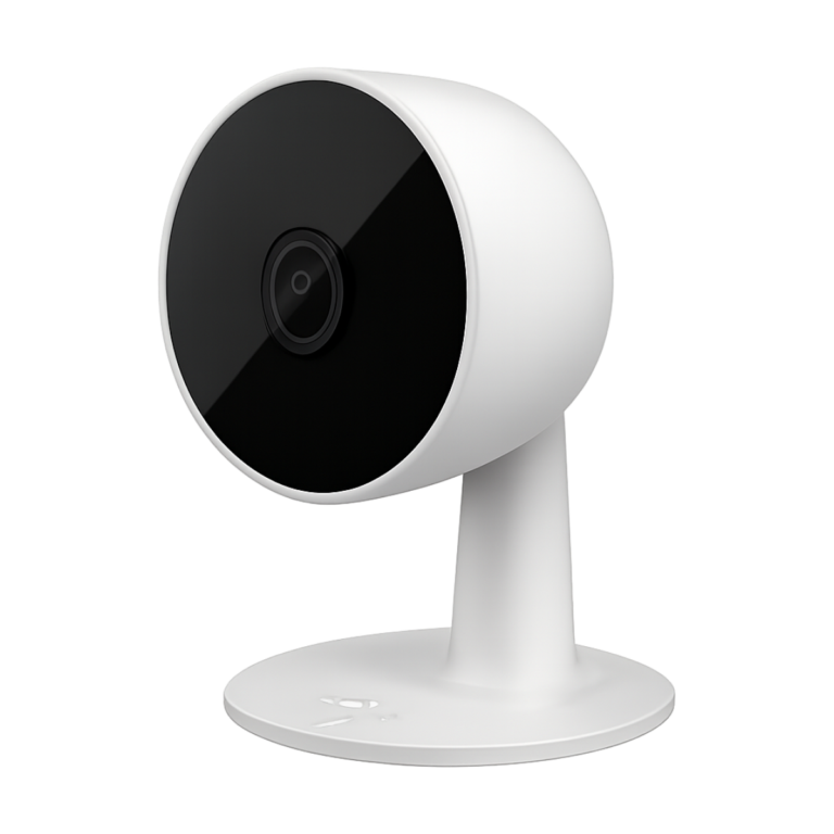 Tuya 1080p Wi-Fi smart home security camera white cube design