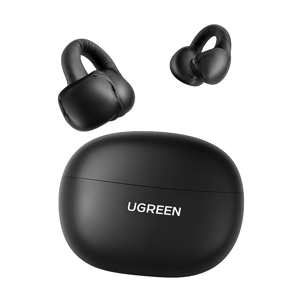 UGREEN Open Ear Clip Wireless Earbuds Bluetooth Sports Earphones Headphones in Mic with Earhooks & Ear Hook-bg-clean UGREEN HiTune S3 open-ear Bluetooth wireless sports earbuds with earhooks
