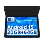 URAO 10.1 inch Android 15 tablet front view showing display