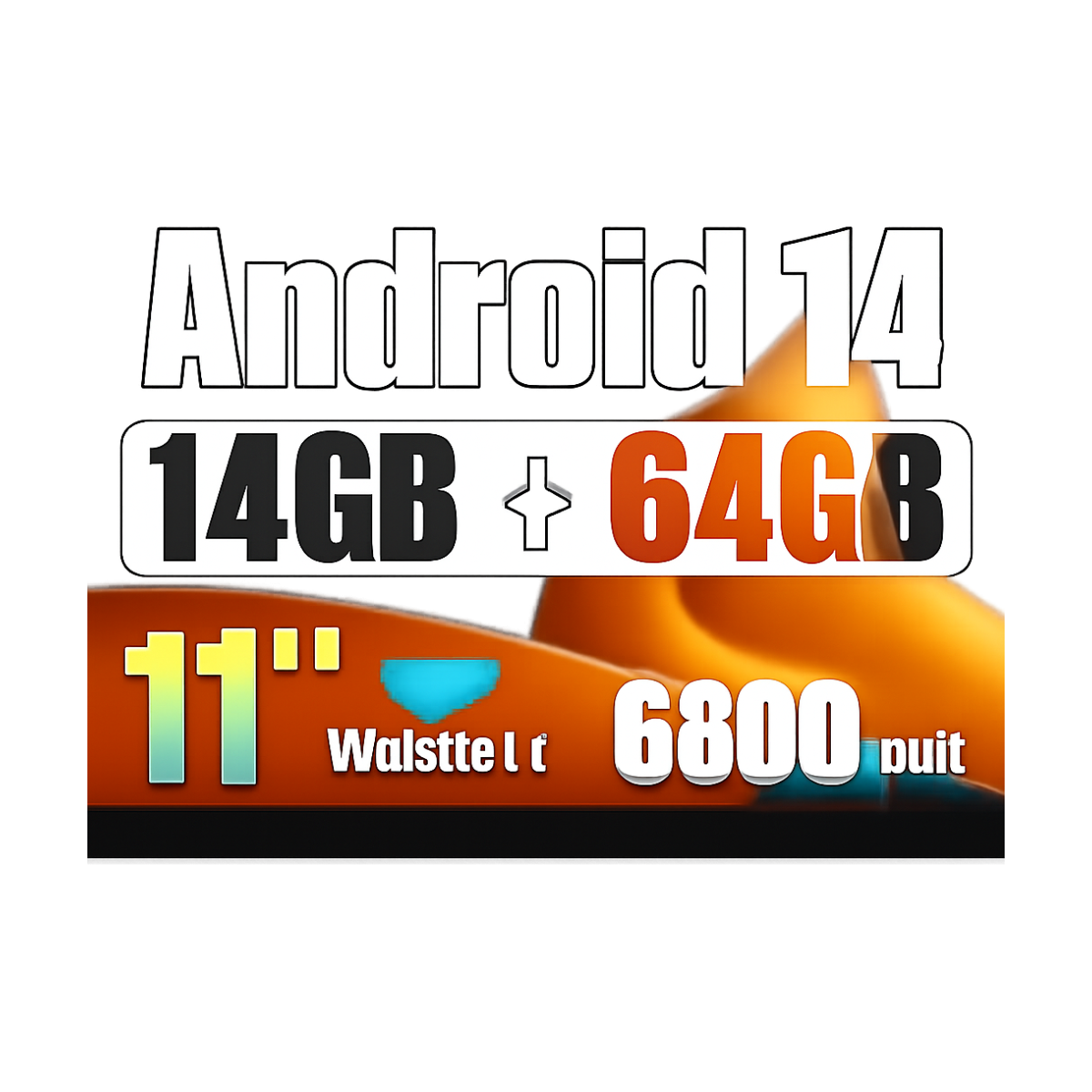 URAO 11 Inch Tablet Android 14GB RAM 64GB ROM 6800mAh IPS HD Touch Screen with Keyboard Protective Case Mouse Stylus 8 in 1 Kit-bg-clean URAO 11 inch Android 14 tablet with keyboard and stylus